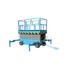 JUYUAN mobile lift Semi-automatic hydraulic scissor platform table 2 81*1 51m load