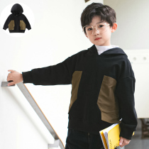 (broken code to pick up leaks do not support return) boys autumn hooded vests plus velvet padded 2020 new autumn and winter clothing