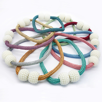 Strap rope decoration accessories curtain strap magnet pair of curtain buckle curtain rope tie rope tie rope tie