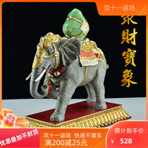 Elephant ornaments call for the image of the auspicious Ruyi living room TV wine cabinet porch Buddhist temple decoration creativity