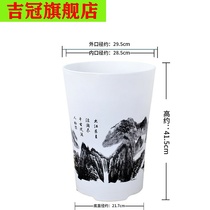 Money tree flower pot special high tube large green plant large flower pot high tube landscape open pot living room large flower pot