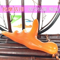 Foot massage stick cone foot therapy foot point stick beeswax acupoint massager Meridian padded foot home finger pressure