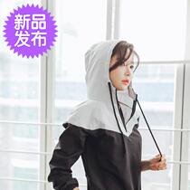 Sports style 2020 spring new fashion rest 7 Leisure hooded coat side color pants casual pants fashion set