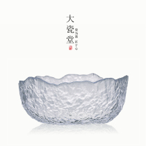 Daceramic Hall Japanese Hammer Heat - resistant glass Large Washing Water Tea - Wash Tea - plate Tea Bucket Accessories