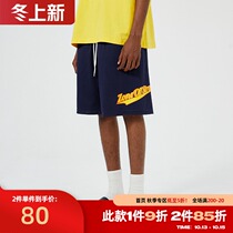 ZONOS 2021 summer new casual shorts mens street color printing breathable loose drawstring five-point sweatpants