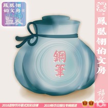 Pen Lucky bag Transparent rod Metal rod bright tip dark tip piston Ink gall practice adult student calligraphy Pen