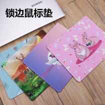 Mouse pad Large mouse pad female male small mouse pad cute lock edge game mouse pad table pad cartoon
