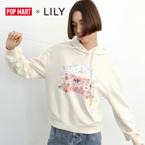 (POPMART joint style)LILYs new womens circus family portrait hooded sweater