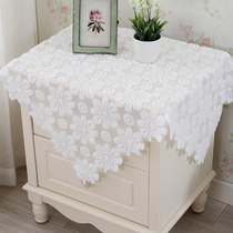 European pastoral fabric bedside cabinet cloth bedside cabinet cover dust cover cloth five drawers washing machine cover cloth