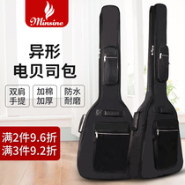 Mason electric bass bag personality portable electric bass bag plus cotton thick waterproof shoulder backpack bass universal piano bag