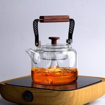 Glass large-capacity glass boiling teapot tea cooker cooking double inner bubble teapot electric pottery stove boiling water tea set