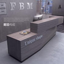 Simple modern bar table retro clothing store cashier counter restaurant front desk cafe water bar can be customized