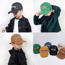 Childrens hat Male boomers Baby Fashion Duck Tongue Cap Korean Version Baseball Cap Autumn Winter New Ocean Sun Hood