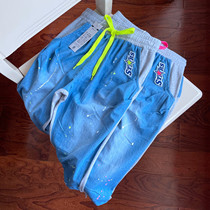 K728 summer girls Capri pants cotton stitching jeans-3 30