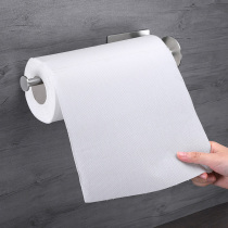 Stainless Steel Kitchen Paper Towel Rack Free punching wall-mounted kitchen paper frame Vertical Roll Paper Rack Preservation Film holder