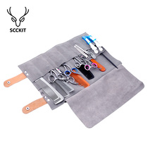  Deer cut barber scissors package hairdressing scissors package tool package Multiple scissors hair salon barber tool package