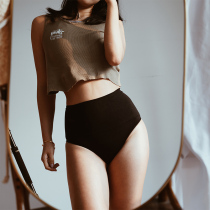 Xian San Sports Fitness Panties Women Sexy Peach Hip Belly Tunic Thong Piece Traceless High Waist T Pants