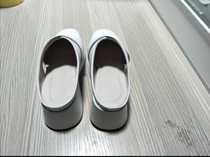 Persons with disabilities customized high and low feet long legs single increase in height and small correction cool drag half-drag size real leather female shoes