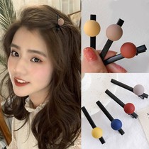 Bangs clip word clip duckbill clip round ball hairpin Bangs edge clip Girl clip Hair hair headdress female