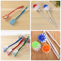 Round Head Toilet Brush Square head sanitary brush bathroom cleaning brush toilet plastic brush bristles one yuan two yuan stall
