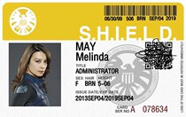 S H I E L D Agent Melinda May Character ID Card S H I E L D ID Card Avengers