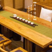 Day Style Handmade Linen Tea Mat Tea Mat Tea Curtain Heat Insulation Cloth Zen Yutian Tea Accessories Tea Road Matching Customizable