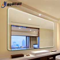 Liang Jingjing Wall-mounted frameless bathroom mirror Bathroom mirror Dresser Hand wash basin Bathroom decorative mirror