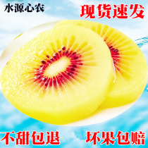 Red heart kiwi fruit fresh fruit kiwi fruit burst sweet Xixia water source heart farmers pregnant women fruit hairless whole box