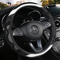 Suitable for Sylphy Nissan leather steering wheel cover Sylphy Tiida Xiaoke Liwei Teana Four Seasons Universal Handle Cover