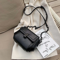 Singapore Womens Bag Light Extravagant Brand Genuine Leather Retro Korean Version Fashion Single Shoulder Chain Texture 100 Hitch Lady Small Square Bag