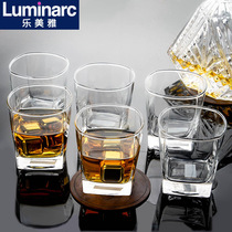  Lemiya lead-free glass Whiskey cup square cup Bar KTV western wine glass Beer cup Household teacup