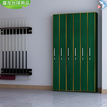 Billiard Cue Cabinet Member Cabinet Iron-Made Nine Club Box Luggage Storage Cabinet Inductive lock for display case Billiard Cue