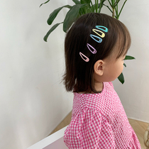 A small full sisters basic childrens hair clip bb clip card broken hair simple solid color small clip mini hair ornament