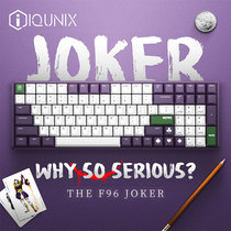 IQUNIX mechanical keyboard F96 JOKER wireless dual mode aluminum alloy Cherry green red axis Tea game powder axis