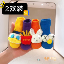 21 baby socks newborn children male and female babies spring and autumn cotton cute super cute four seasons boneless socks 2 pairs