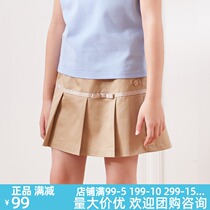 Eaton Gide 2018 spring new British college girl skirt children solid color skirt 18Q204