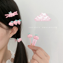 Kawano girl heart hairclip female Japanese Korean cute head clip side new sweet Mori clip headgear hair card