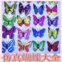  Factory direct sales clip Butterfly headdress pin Butterfly hairpin Butterfly magnetic high simulation butterfly refrigerator sticker