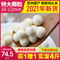 Shishancun 1000g chicken head rice 2020 new fresh fragrant gorgon Suzhou extra large granule Premium gorgon