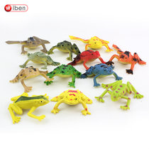 Foreign trade new 12 simulated animal models frog children early education cognitive educational toys teaching aids birthday gifts