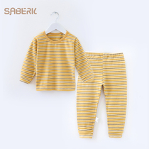 Small Shells Baby Boy Clothing Warm Underwear Suit Autumn Winter Clothes New Male Baby Autumn Clothes Autumn Pants Girl Pyjamas