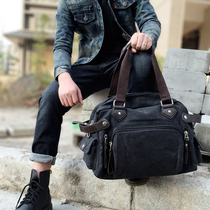 Sail Cloth Bag Mens Single Shoulder Bag Large Capacity 2020 New Casual Retro Mens Bag Travel Handbag Boomer Satchel Bag