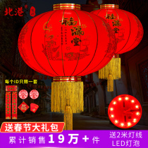 Hao Burning Spring Festival Red Hanging New Year Decoration Hotel Balcony Flocking New Year Outdoor Gate Lantern New Year