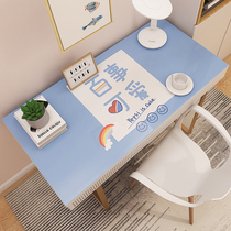 Book table mat tablecloth waterproof disposable pvc cartoon learning desk girl dormitory makeup ins cute desktop mat