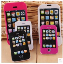 Cartoon Cute Rubber Iphone Apple Phones Han Edition Creative Erasers Elementary School Kids Supplies Small Prizes