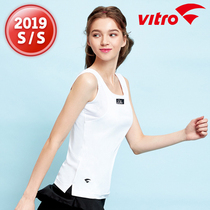 2019 Spring Summer New VITRO badminton suit ladies breathable quick-drying sweat absorption sport sleeveless 1