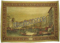 American tapestry tapestry home art Venice landscape decoration retro old living room European style