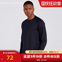 ZONEiD 2021 spring new long sleeve T-shirt mens sports running round neck trend sweat absorption fitness loose training suit