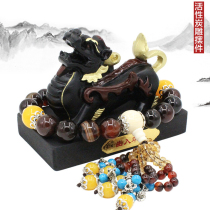 Activated carbon car ornaments Carbon carving Unicorn car interior products Center console car decoration male creative gift male