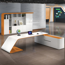 Baking Varnish Desk Chair Combo Bantai President Table Fashion Light Extravaganza Modern Creative Manager Office Owner Table